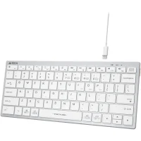 Клавиатура A4Tech Fstyler FBX51C (серебристый/белый) фото 4